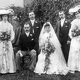 Margaret Meek wedding photo 1903 280px